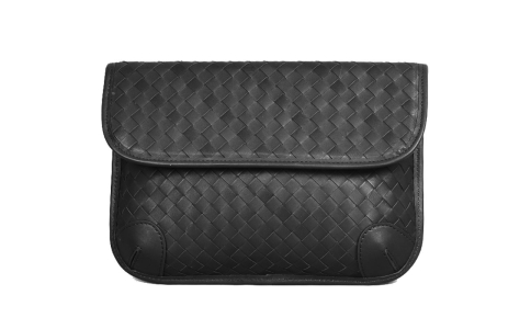 胸包男包编织真皮休闲时尚百搭虎头腰包潮牌斜挎包小包小众小挎包