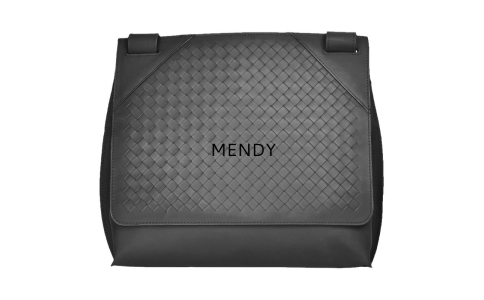 男士斜挎包2024新款邮差包大容量真皮编织时尚高颜值通勤包三角包