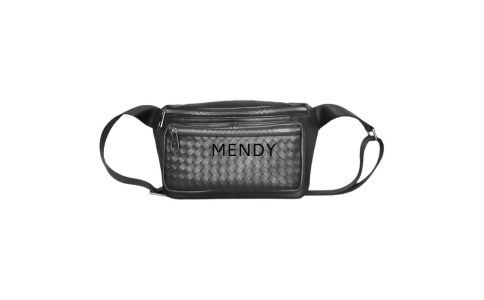 斜挎胸包男式单肩斜挎包设计感小众轻便真皮编织包2024新款高级感