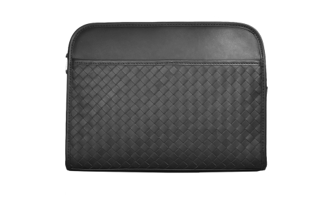 编织手拿包男士真皮手包男款大容量商务休闲手腕高端轻奢欧美潮流